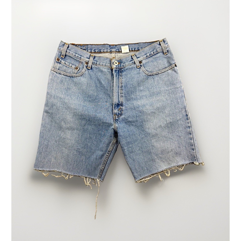 Vintage 90's Levis 559 Men's Cutoff Jean Shorts Size 36 Denim Jorts Made in USA